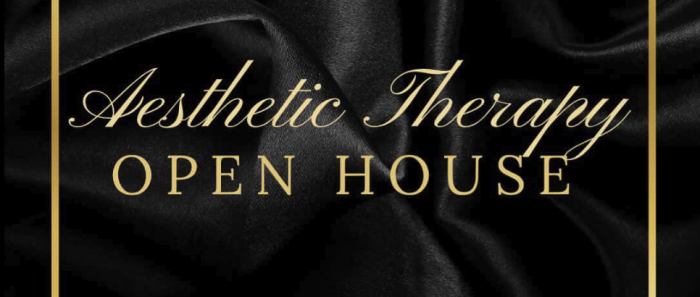 Aesthetic therapy event graphic