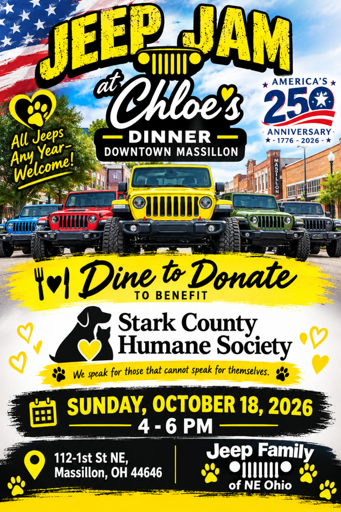 Jeep Jam Charity Dinner Flyer